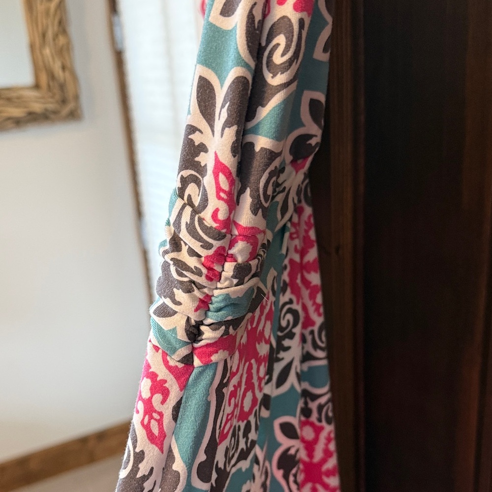 Boden Multicolor Patterned Maxi Dress - Picture 9 of 9